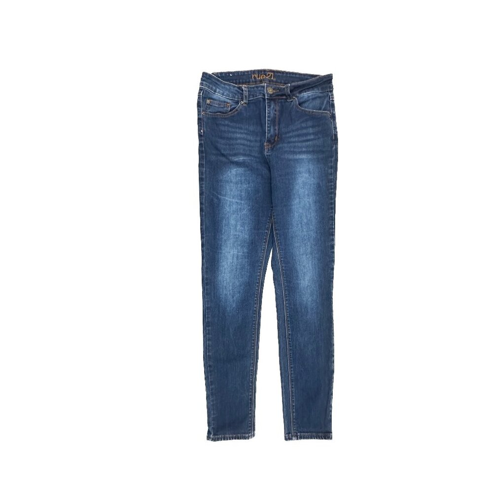 Rue21 Uber High Rise Jegging Women's size 10 Dark Wash Blue Denim Jeans